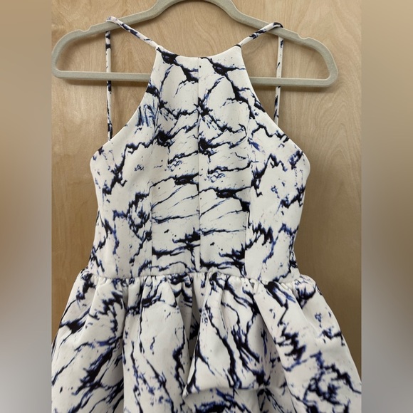 CAMEO Urban Outfitters Alone Tonight Oil Spill Peplum Dress - Picture 8 of 15